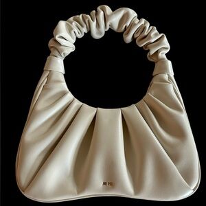JW Pei NWOT Gabbi Ruched Faux Leather Hobo in Ivory.